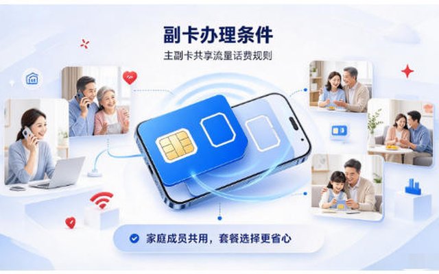 副卡怎么办理?主副卡共享流量、话费规则一文讲清 副卡怎么办理?主副卡共享流量、话费规则一文讲清