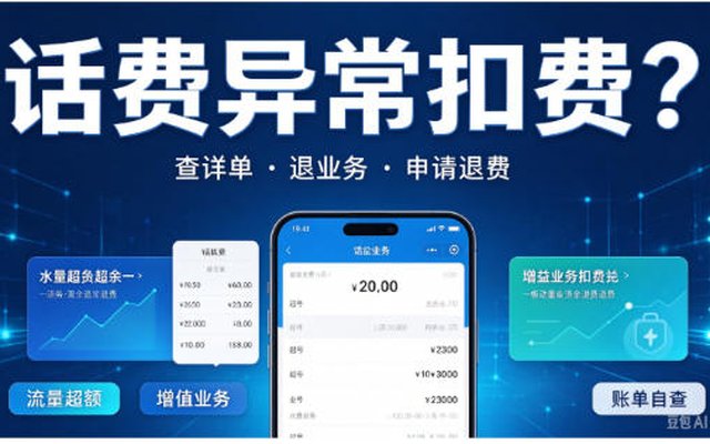 话费莫名被扣？流量超额、增值业务乱扣费，查询退订退费全攻略
