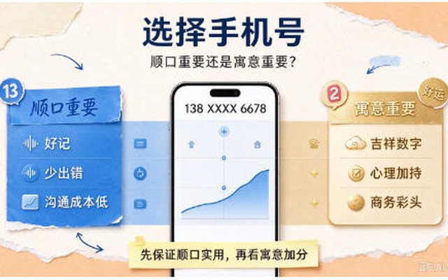 选择手机号，到底是顺口重要还是寓意重要？