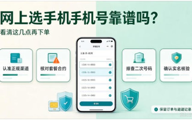 网上选手机号靠谱吗？看清这几点再下单