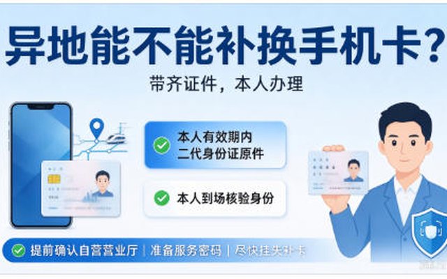 异地能不能补换手机卡?这些证件要带齐详解 异地能不能补换手机卡?这些证件要带齐详解