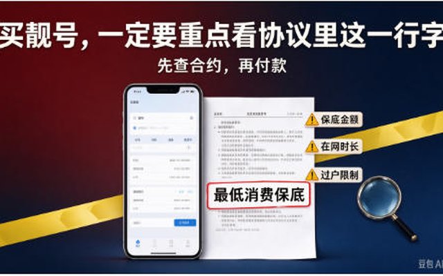 买手机靓号必看!协议里的隐藏条款,90% 的人都踩坑 买手机靓号必看!协议里的隐藏条款,90% 的人都踩坑