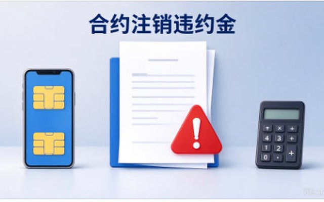 手机卡合约没到期注销,违约金怎么算 手机卡合约没到期注销,违约金怎么算